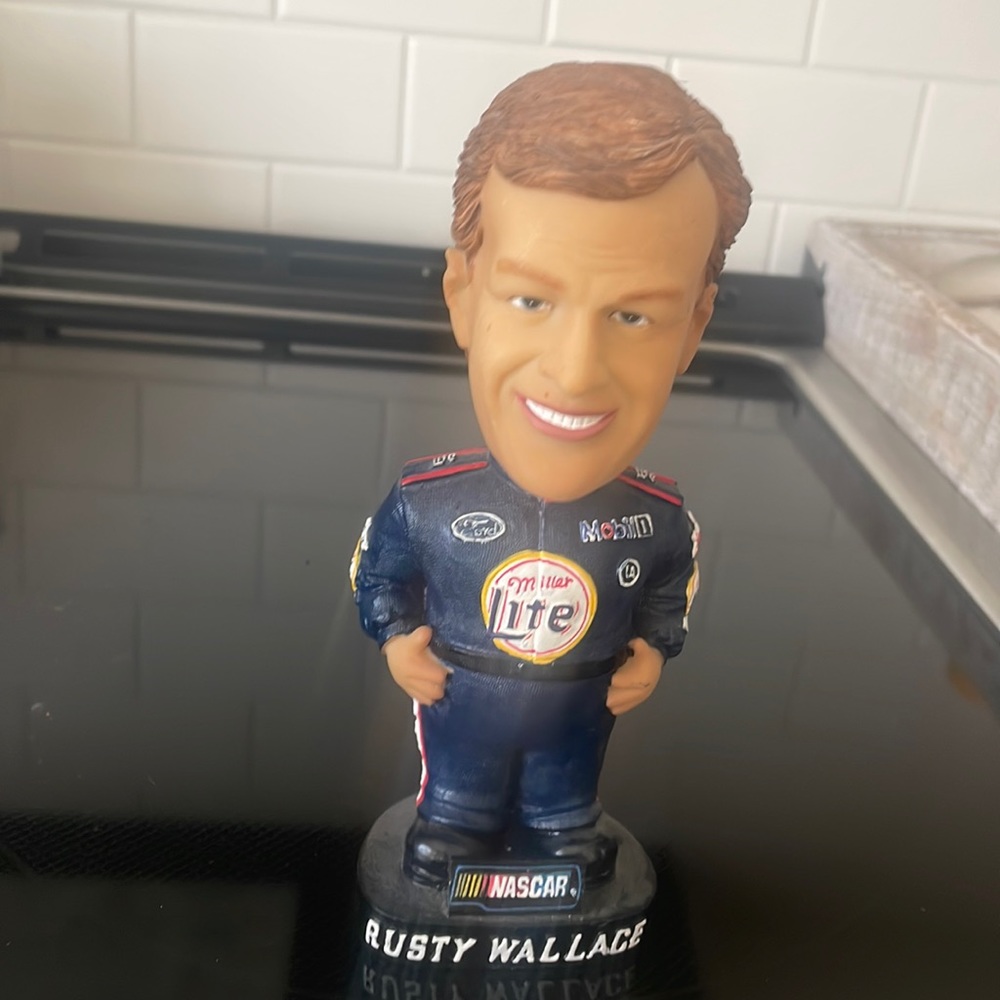Rusty Wallace  Miller Lite Bobble Head
